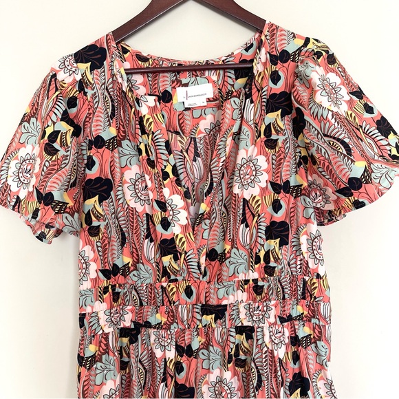 Anthropologie The Somerset Maxi Dress XL Botanic Garden 100% Cotton Tiered - Picture 9 of 12